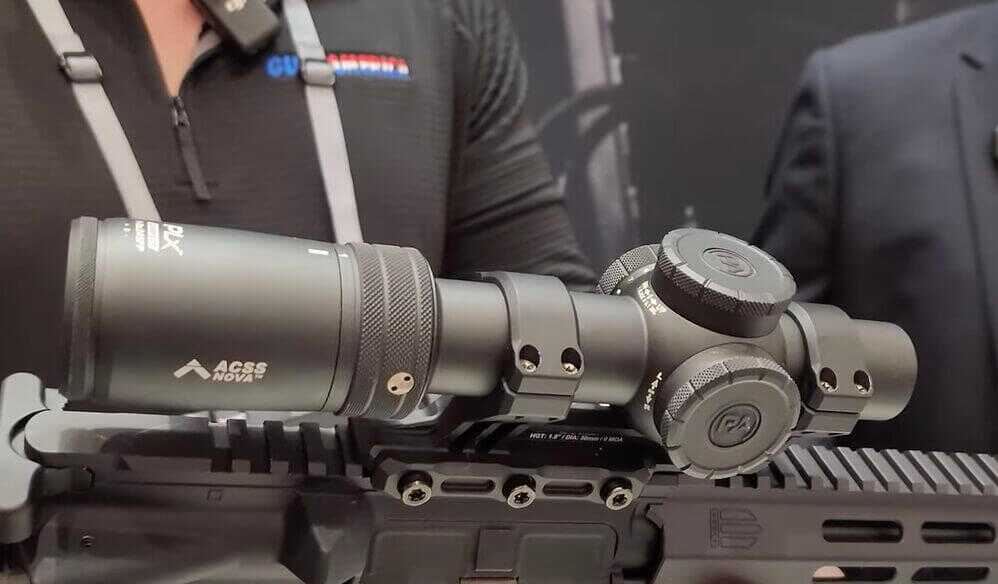 The PLxC 1-8x24 SFP (Second Focal Plane) Riflescope.