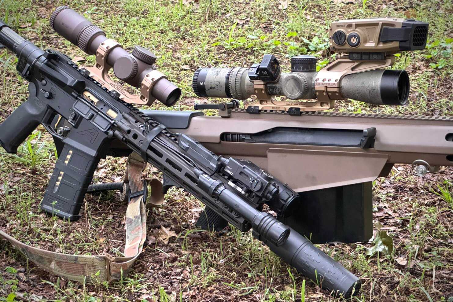 Reptilia AUS modular scope mount on an AR-15, best scope mount for AR15 2026