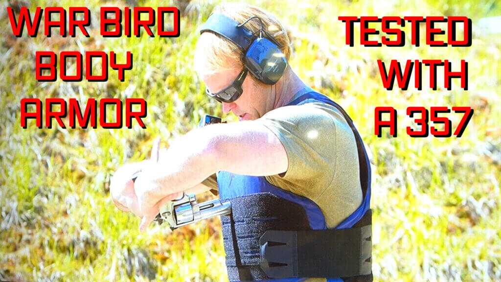 Man pointing .44 mag revolver at himself.