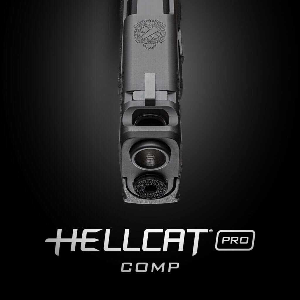 The Hellcat Pro Comp OSP 9mm pistol.