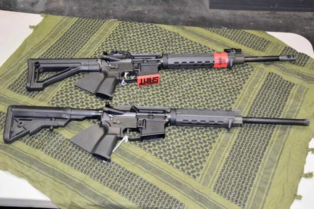 Springfield Saint and S&W M&P Sport