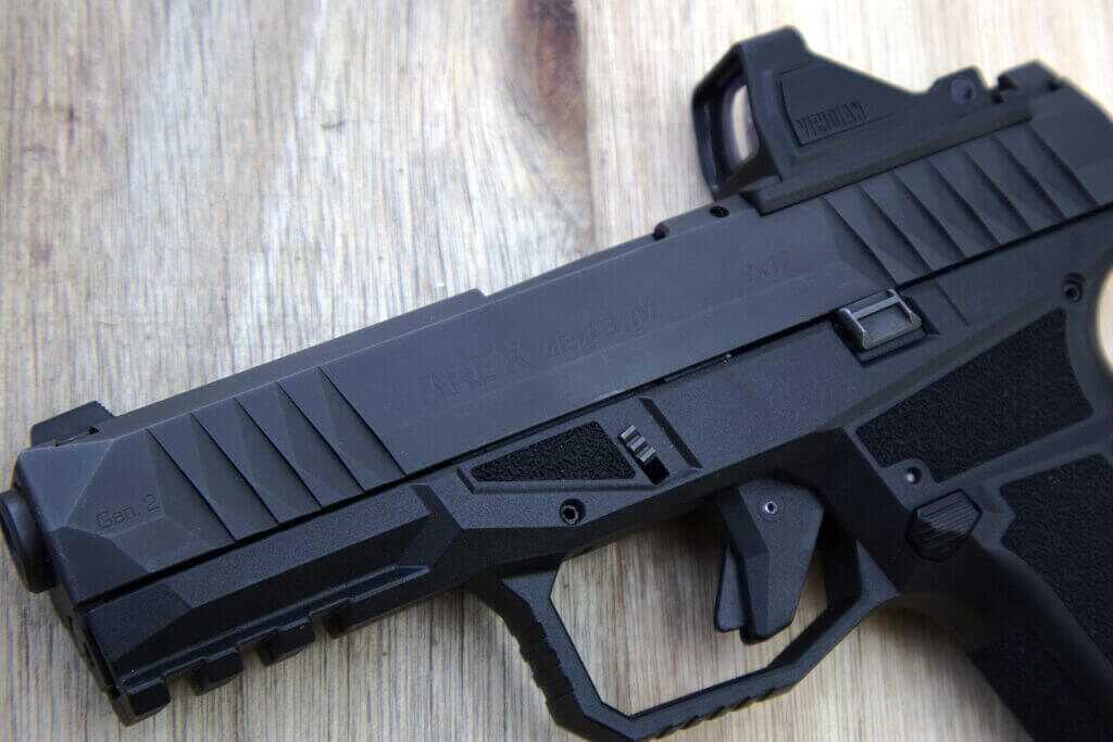 Arex Delta Gen 2 best ambidextrous pistol for left handed shooters 2026