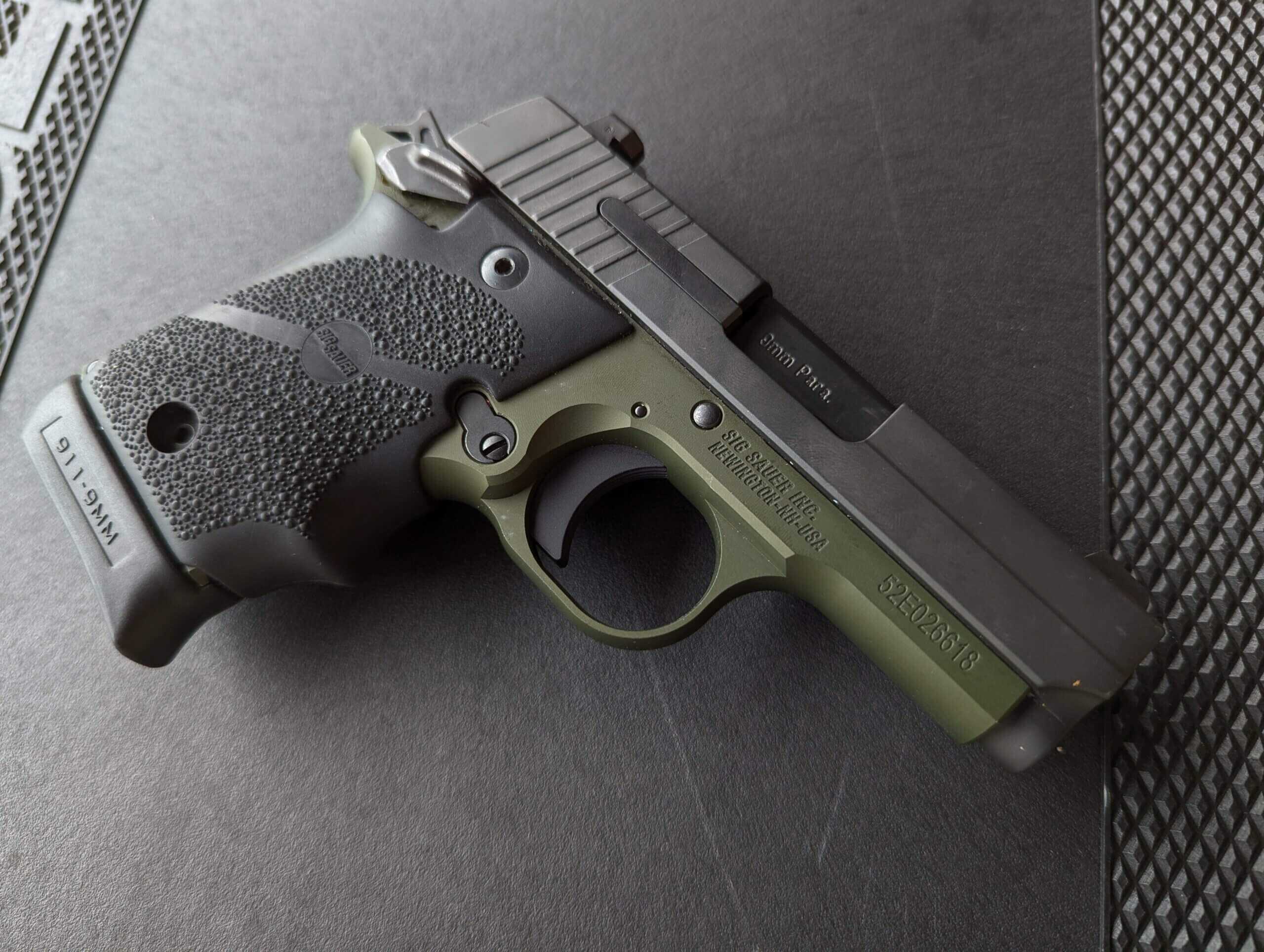 SIG P938 single action micro 9mm pistol