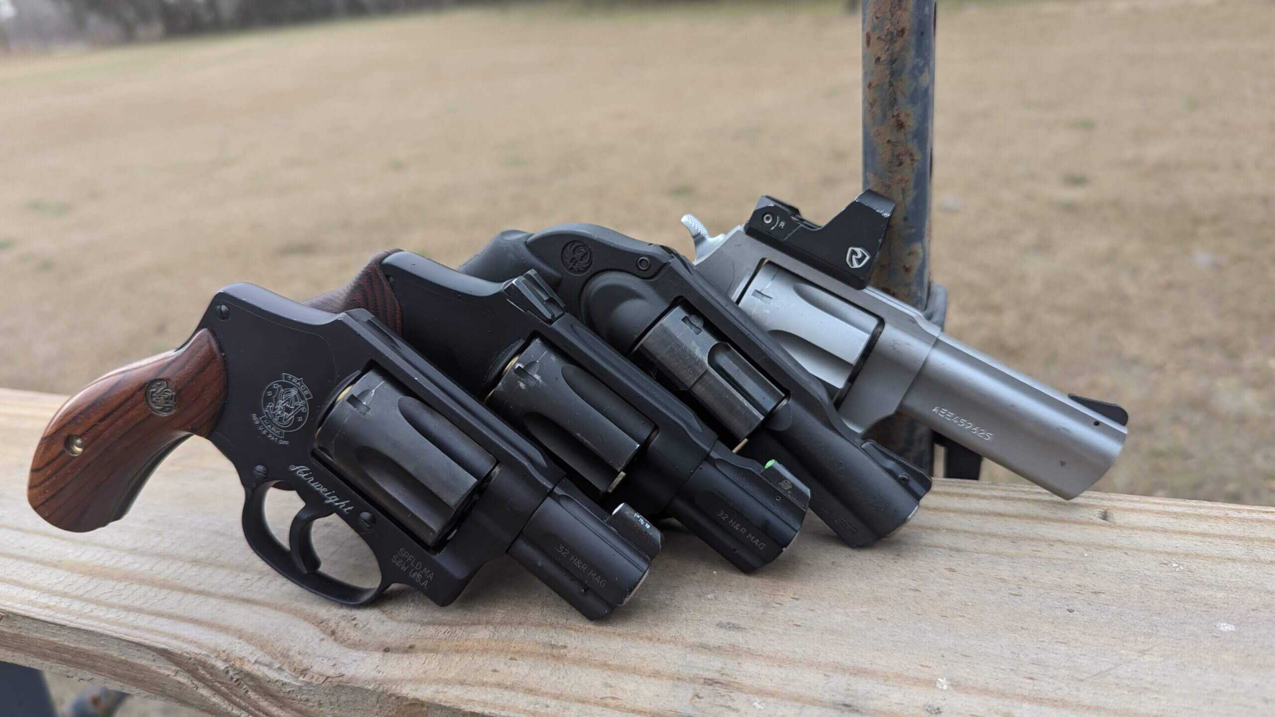 Variety of double action concealed carry revolvers