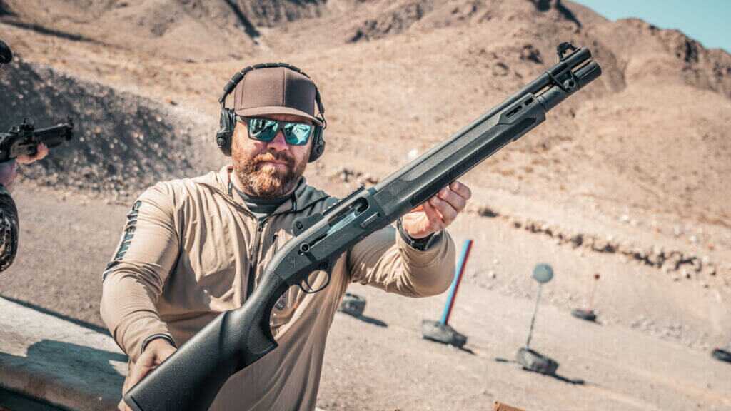 Shooting the 1301 Tactical at Beretta's range day