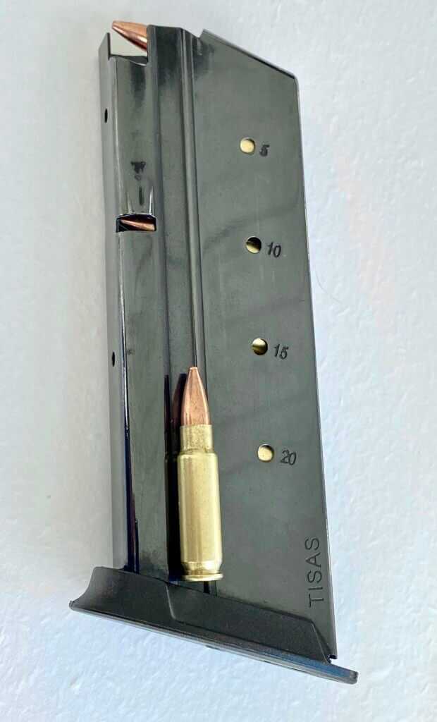 20+1 ammo capacity magazine