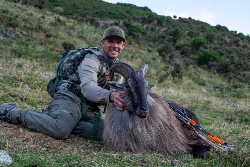 Man by tahr