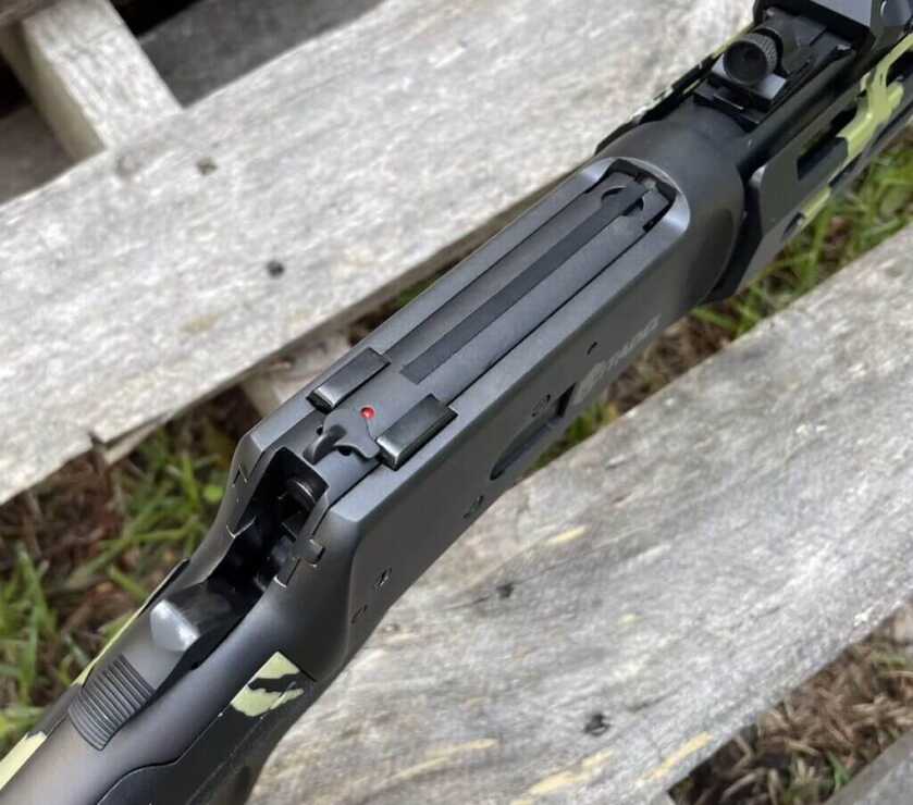 The action on a lever action