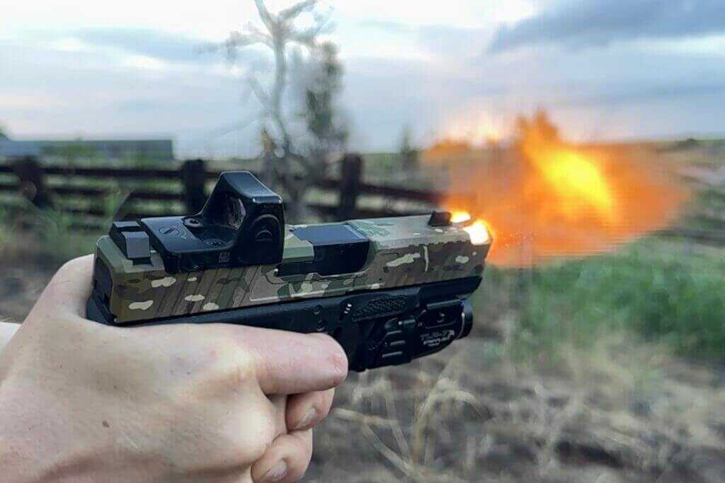  Imperium 9C's compensator in action