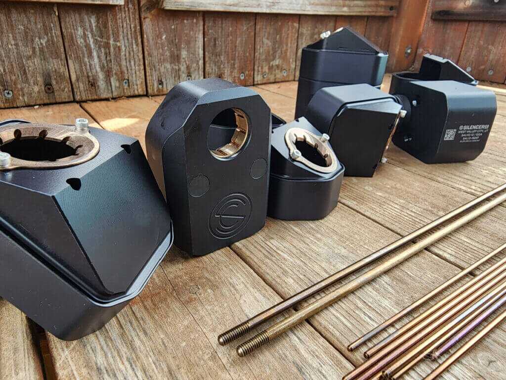 suppressor baffles and rods
