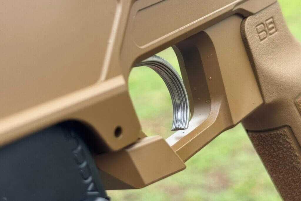 trigger of gun 