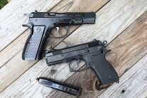 cz 75 and p01 pistol