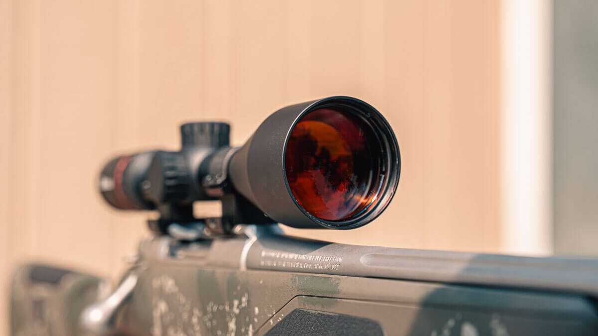 Burris Fullfield 4-16x50 riflescope mounted on a hunting rifle, best Burris scope for hunting