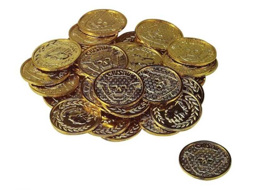 fake pirate gold