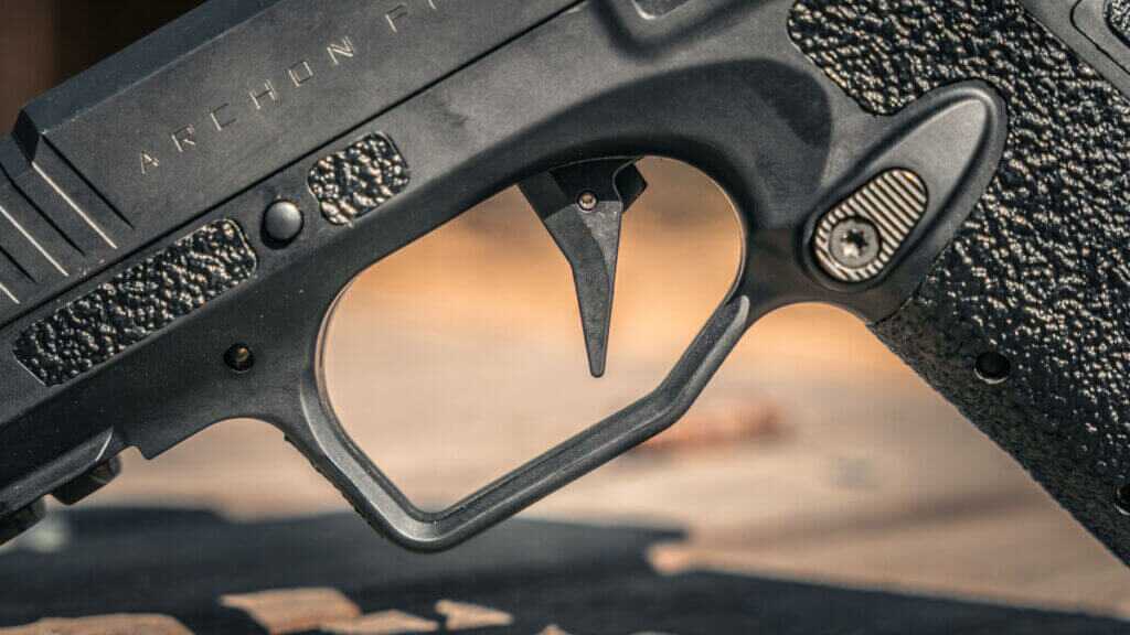 Archon Type B Gen 2 three-stage progressive recoil spring assembly that smooths the cycle.