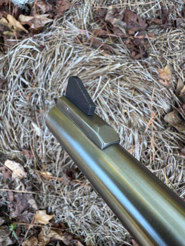 Ruger Blackhawk tall pinned ramp front sight serrated face