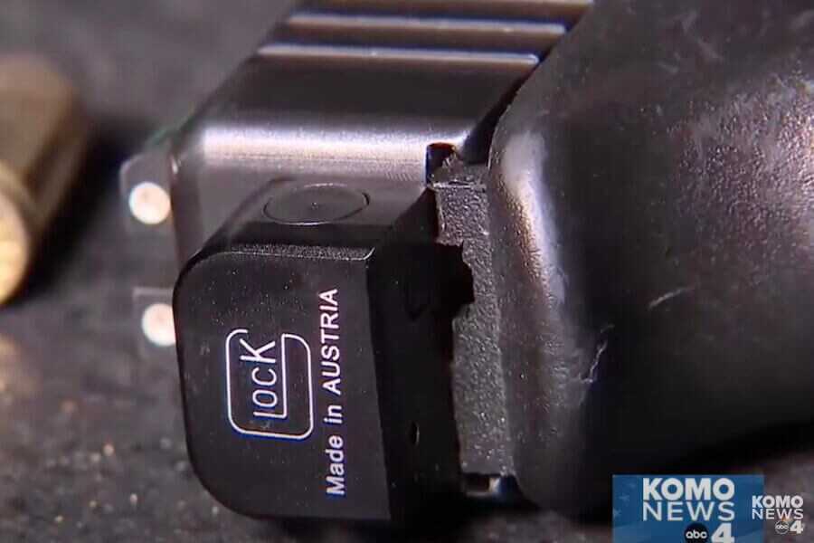 An illegal Glock "switch."