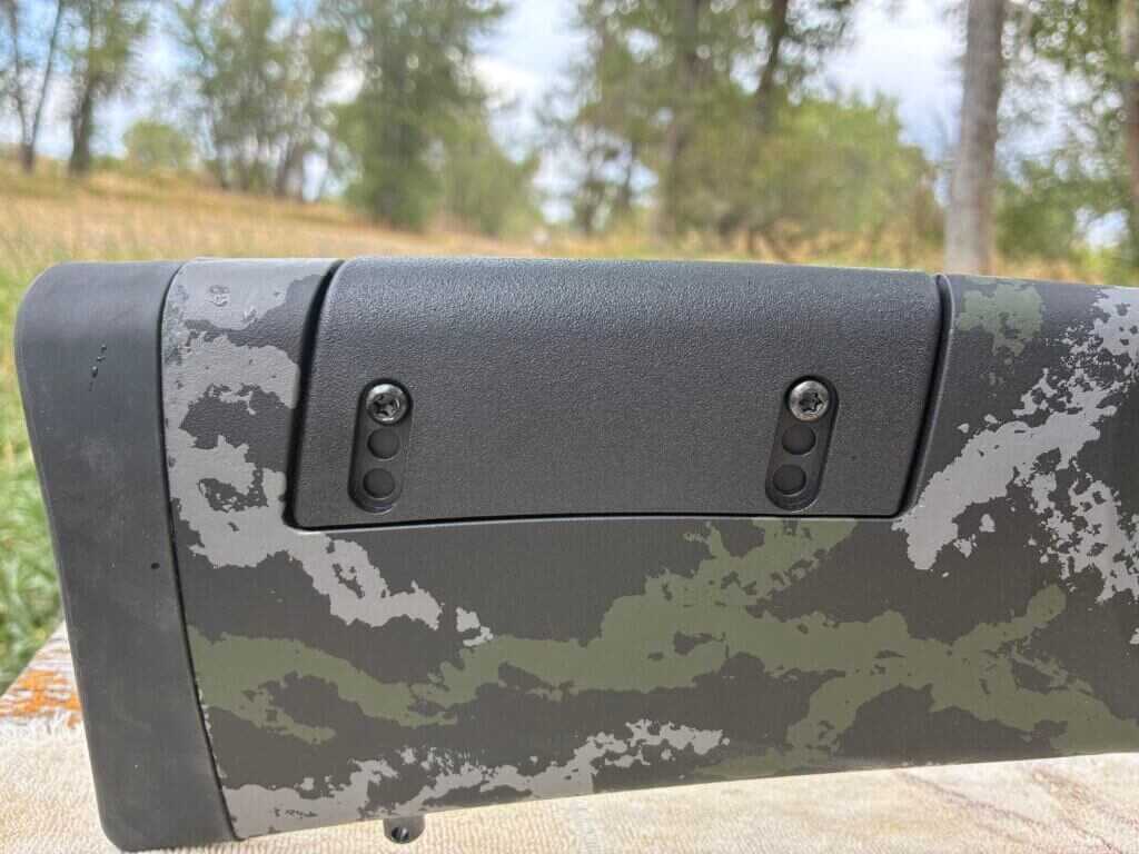 Weatherby 307 Range XP adjustable cheek riser with Torx screws