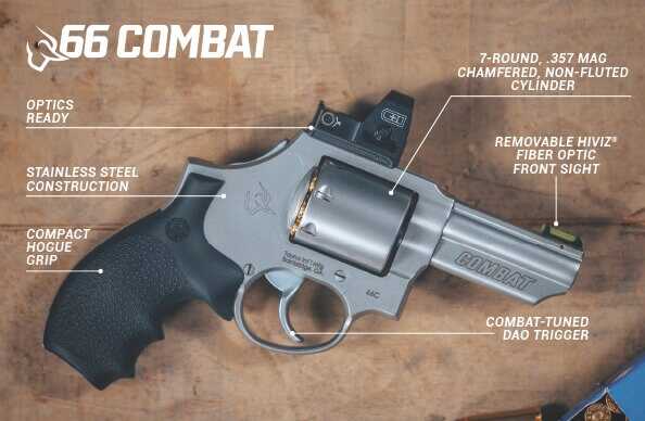 Taurus 66 Combat fighting revolver.