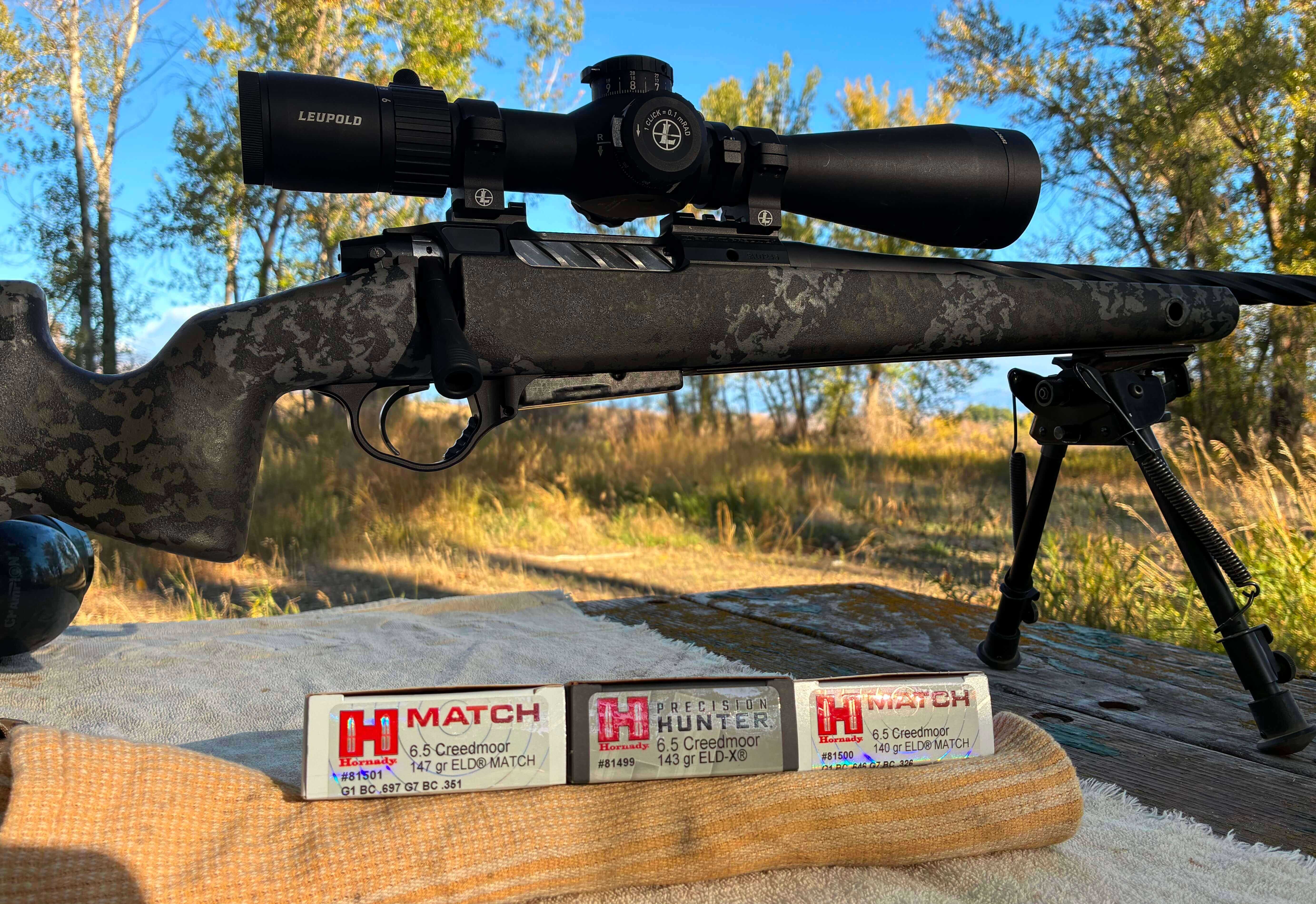 Seekins PH3 6.5 Creedmoor rifle with Hornady factory ammunition, best Seekins rifle overall 2026