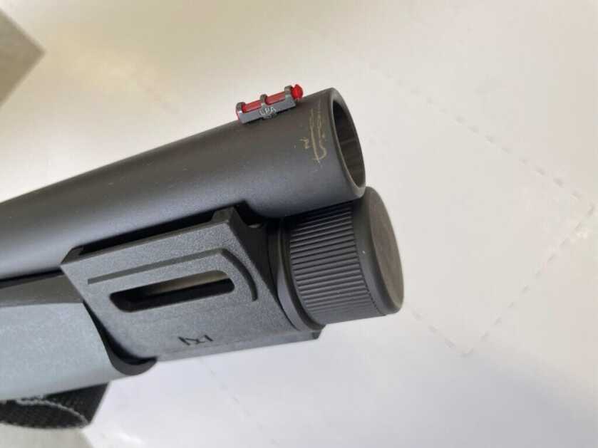 Mossberg 990 Aftershock M-LOK slots for tactical light mounting