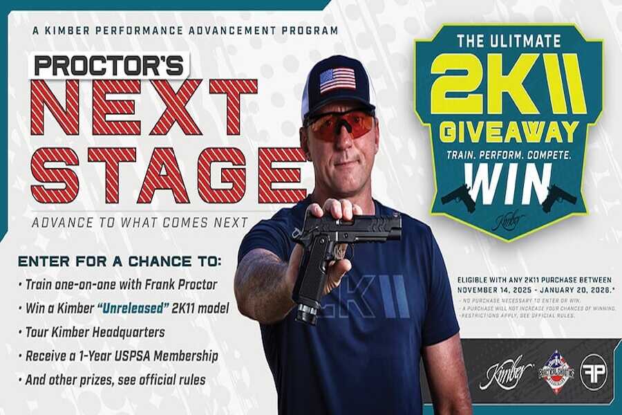 Kimber's launching a pretty cool giveaway for the 2K11 pistol.