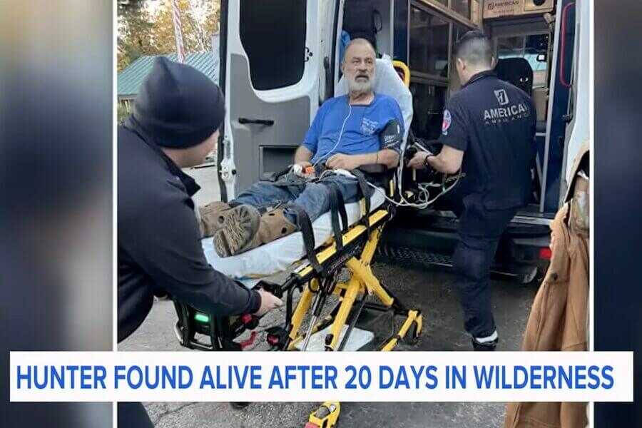 Ron Dailey has been found. After 20 days in the wild the 65-year-old hunter made it home safely.