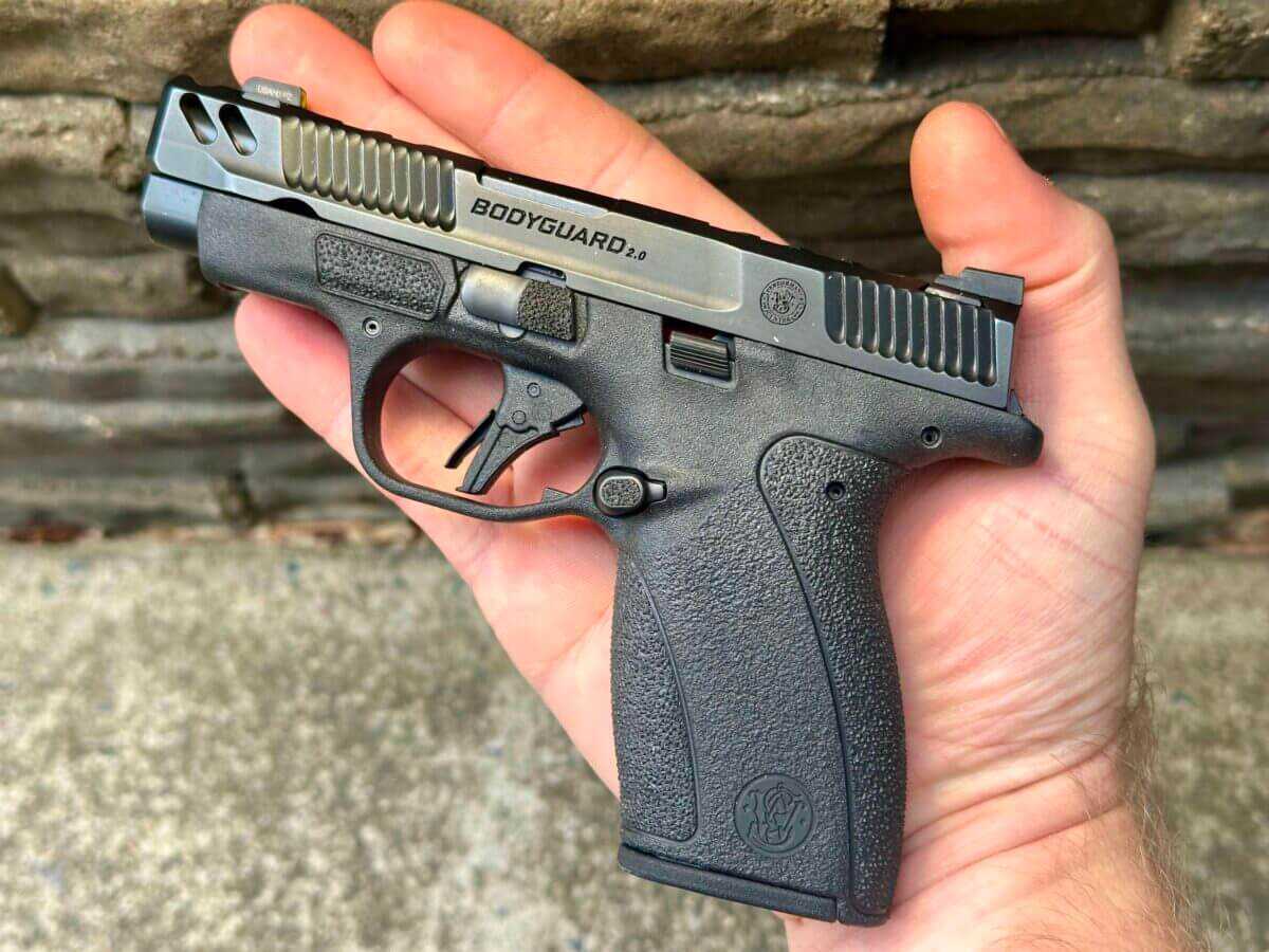 Smith and Wesson Performance Center Bodyguard 2.0 Carry Comp .380 pistol, best compensated pocket pistol 2026