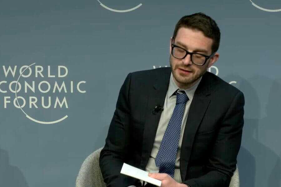 Alexander Soros at the WEF.