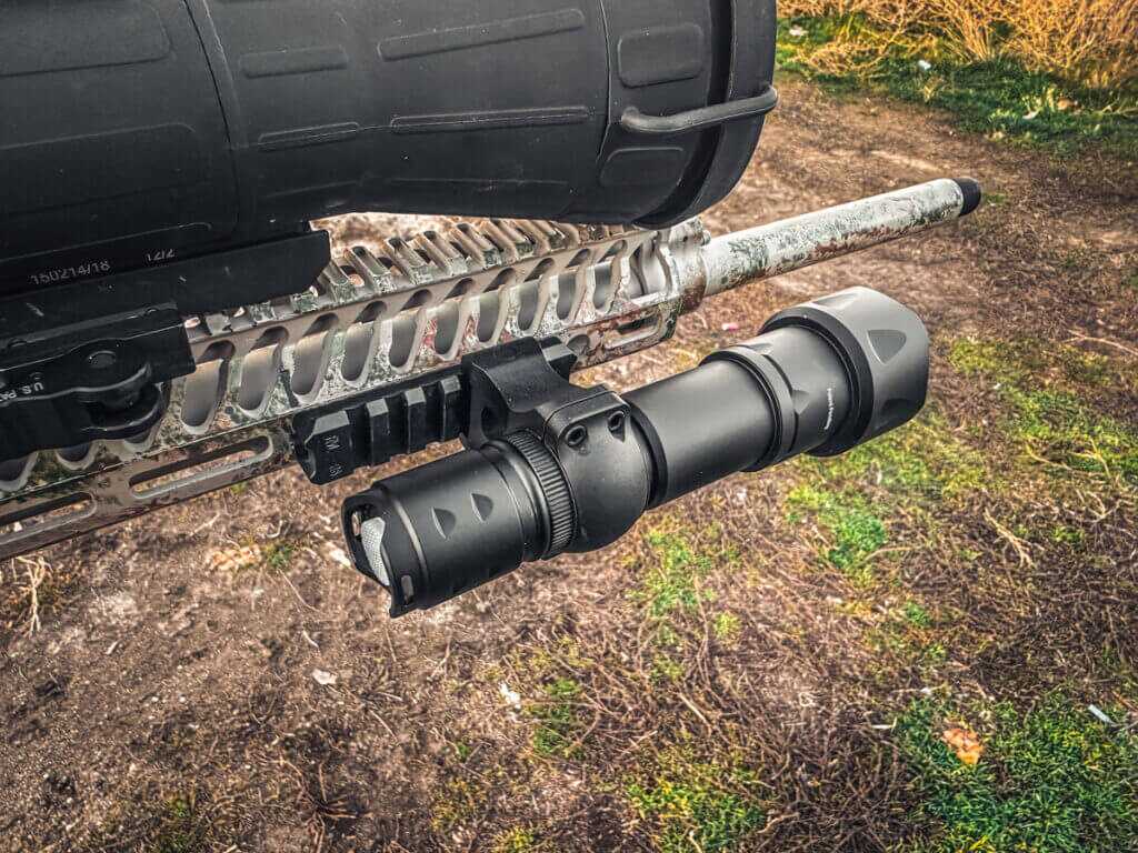 Watchman IR illuminator body and controls included with Armasight CO-LR kit