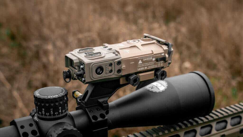 Maztech 15K rangefinder mounted and aligned with the SIC for night operations