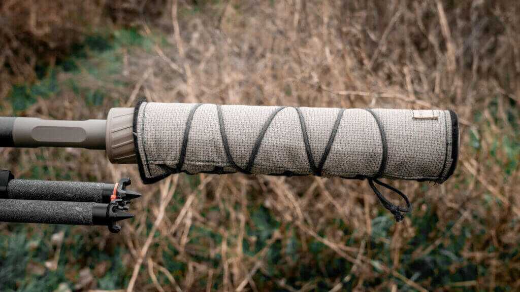 Cole-Tac suppressor cover on the Thunder Beast can during extended strings
