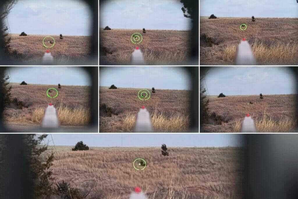 Vortex Viper shotgun optic multi-reticle options showing different reticle patterns