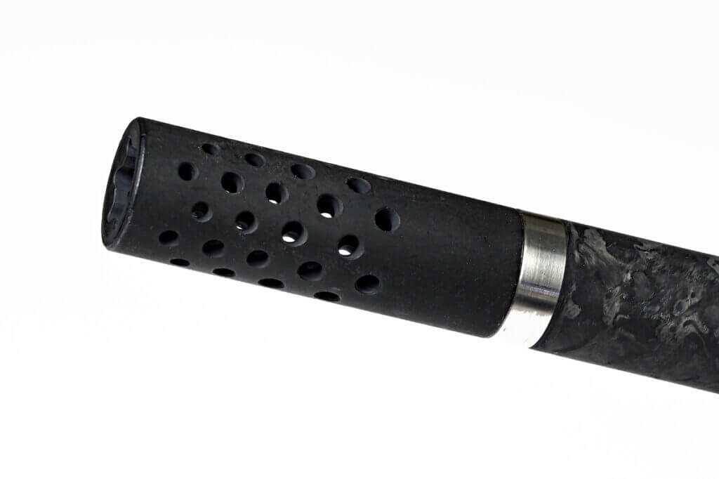 Proof Research carbon fiber-wrapped stainless steel barrel.