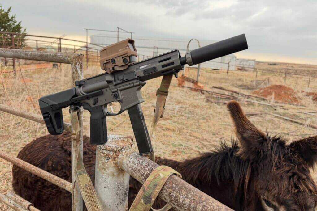 Springfield SAINT Victor 9mm PDW with Vortex AMG UH-1 Gen II and SilencerCo Spectre 9 suppressor