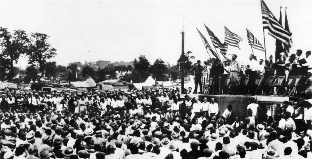 Major General Smedley Butler speaking after leaving the Marine Corps and criticizing American military adventurism