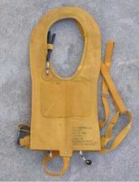 World War 2 Mae West life vest like the one that kept Marine aviator J.G. Percy afloat