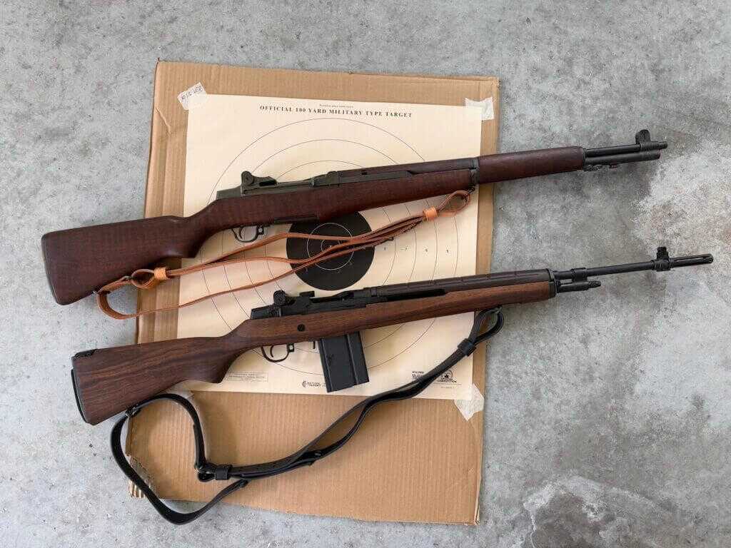 M1 Garand compared with Springfield Armory M1A and M14 rifle design