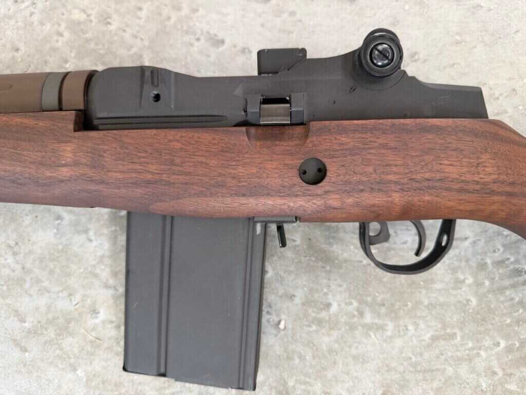 Springfield Armory M1A Standard Issue bolt release button above magazine release