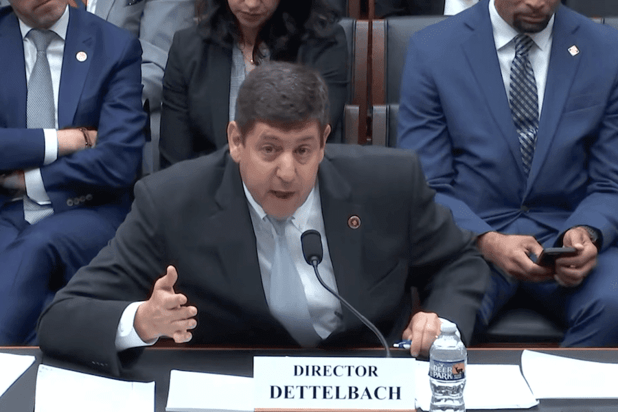 ATF director discusses the agency’s firearm transaction records.