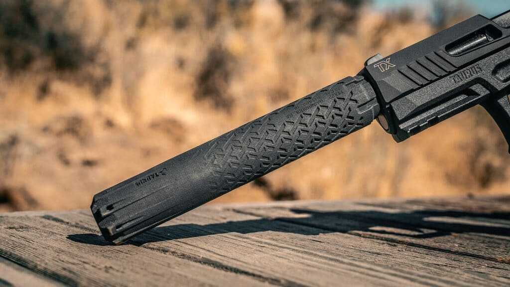Taurus TTX22 sealed monocore titanium rimfire suppressor featuring a non-user-serviceable design