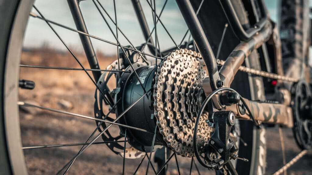 Velotric Nomad 2X 750-watt rear hub motor rated at 105 Nm of torque