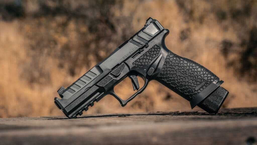 Springfield Echelon Pro 9mm lineup showing the compensated 4.0C, 4.0FC and 4.5F configurations