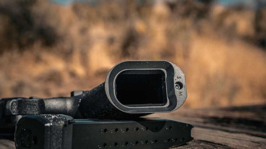 Removable machined steel flared magwell on Springfield Echelon Pro 4.5F Comp 9mm pistol