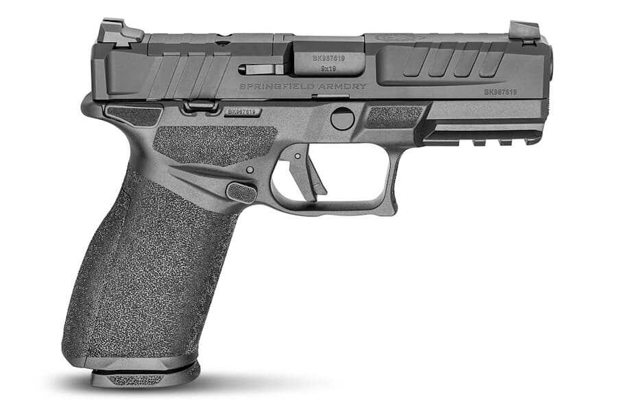 Springfield Armory Echelon 4.0FC 9mm pistol with a compact 4-inch slide and full-size grip.
