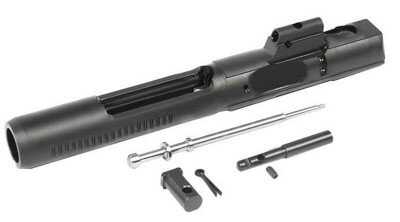 The BCG on the DPMS before firing. After you’ve worked through a couple of hundred rounds, it won’t look quite as clean.