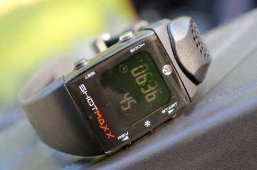 The Shotmaxx Wearable Shot Timer—Gear Review The Shotmaxx's black face makes it easy to read, even in bright sunlight.