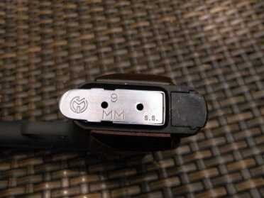 The Shotmaxx Wearable Shot Timer—Gear Review The RO comes standard with two stainless steel nine-round magazines.