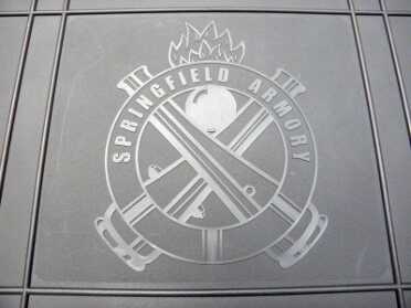 The Shotmaxx Wearable Shot Timer—Gear Review The top of the case is embossed with the Springfield Armory logo.