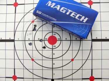 The Shotmaxx Wearable Shot Timer—Gear Review The MagTech groups didn’t open up much compared to the premium brands. The Range Officer, it seems, shoots everything well.